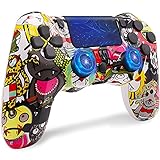 JSvsza Mando Inalámbrico para PS4, Mando inalámbrico Compatible para PS4 / Pro/Slim/PC,...