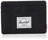 Herschel Supply Charlie RFID - Cartera para hombre, negro (Negro) - 10360-00001-OS