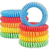 Gritin Pulseras Repelentes de Mosquitos 10 Piezas, Pulsera Mosquitos Antimosquitos Natural...90
