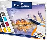 Faber-Castell 169736 - Estuche con 36 acuarelas creative studio.