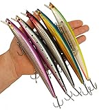 Señuelos de Pesca Spinning – Minnow Spinning Lubina – Señuelos Spinning mar –...