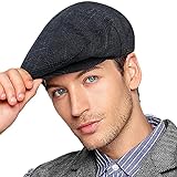 Wantonfy Gorra plana para hombre, sombrero de pico de pato, sombrero de hiedra, sombrero...