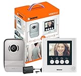 Kit videoportero BTicino 316913, compuesto de un monitor de vídeo interior con pantalla a...