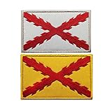 Parche de la bandera de España Tercio Morados Viejos con emblema de moral táctica...