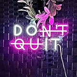 FANNKE Donot Quit Do It Letras Personalizadas Luces de neón, decoración de la...