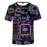 KUGO Men's 3D T-Shirt Printed Graphic Short Sleeves Round Neck Casual Short Sleeve Print...