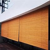 LXLA Persianas enrollables para Exteriores - Persianas de Madera de Estilo japonés con...