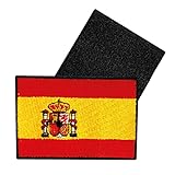 Bandera de ESPAÃ‘A PARCHE BORDADO AUTOADHESIVO y TERMOADHESIVOS, parches para todo tipo de...