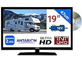 Televisión TV + DVD LED 18.5' HD LED 12V /220 V camping