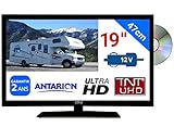 Televisión TV + DVD LED 18.5' HD LED 12V /220 V camping
