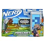 Nerf Minecraft Stormlander - Martillo lanzadardos - Lanza 3 Dardos - Incluye 3 Dardos...
