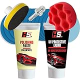 HS Pulir Faros Coche - Kit de polímero líquido para Faros Kit pulir Faros Coche Completo...