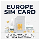 TravSIM Tarjeta SIM de prepago para Europa | 10GB de Datos móviles a Velocidad 4G/5G |...