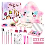Dreamon Kit de Maquillaje Niñas Lavables, Seguro y No Tóxico Cosméticos con Bolsa de...