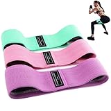 Bandas Elásticas Glúteos, Bandas Elasticas Musculacion 3 Niveles (Set de 3) de Fitness...