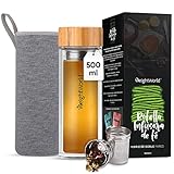 Botella Termo para Infusiones de Té con Filtro de Agua | 500ml de Té | Doble Capa de...