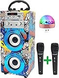 DYNASONIC (3º Generación Modelo 2021 Karaoke con microfono, Regalos Originales para...