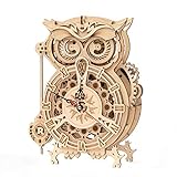 ROKR Owl Clock Puzzle 3D Maqueta Madera | Maquetas para Montar | Maquetas para Construir...