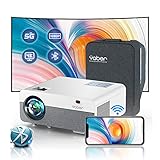 Proyector 5G WiFi Bluetooth Nativo 1080P Full HD, 400ANSI Lúmenes YABER Proyector 4K...