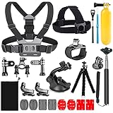 YHTSPORT 20-In-1 para Accesorios Gopro, Kit de Accesorios para cámara de acción para...