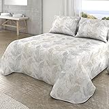 Milarosa Colcha Cubrecama Verano Estampada Acolchada Reversible. Colchas Cubre Cama 150 cm...