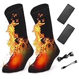 Calcetines térmicos para Hombres y Mujeres, Calcetines de calefacción eléctrica,...