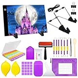 JOYBOY A4 LED Caja de Luz Portátil,Mesa de Luz Dibujo A4 Kit,Mesa de Luz Dibujo A4 Kit de...