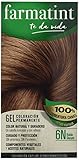 Farmatint Tinte permanente 6N Rubio Oscuroy, Cabello natural y color duradero. Sin...