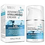 Crema de ácido hialurónico, Crema Hidratante Facial Antienvejecimiento Crema de día...