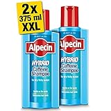 Champú Alpecin Hybrid 2x 375 ml | Champú natural para el crecimiento del cabello con...