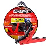 Pinzas Bateria Coche 200 A 10 MM2 Cable de Arranque con Más de 250 cm de Longitud