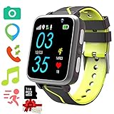 Niños Musica Smartwatch Phone, Reloj Inteligente MP3 con Localizador GPS Chat de Voz SOS...