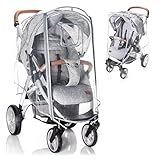 Zamboo Plastico Lluvia Silla Paseo Universal - Burbuja Lluvia/Protector Lluvia Carro bebe...