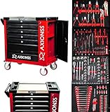 AXIONSS. Carro de Herramientas Profesional para Taller Color Rojo - Carro Completo y...