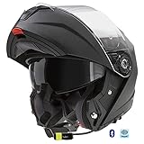 GARIBALDI G100 Bluetooth-Intercom Integrado Negro Mate - Casco de Moto Modular P/J +...