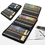 Lápices acuarelables profesionales, 96 Pieza Set de Dibujo Artista Kit con Lapices de...