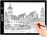Mesa de Luz Dibujo A4, LED Tableta de Luz de Iluminación de la Caja de Alimentación...