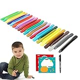 Cyhamse Crayones de colores | Juego de dibujo de pintura orgánica Crayones para niños |...