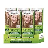 Schwarzkopf Palette Naturals Tinte permanente sin amoniaco 7.1 rubio medio ceniza (pack de...