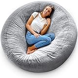 Aiire Puff Gigante XXL Moderno 150 cm - Puf Salon con Relleno Incluido para Gamer o...