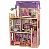 KidKraft 65092 Casa de muñecas de madera Kayla para muñecas de 30 cm con 10 accesorios...