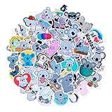 cobee Lindo Koala Pegatinas, 50 Piezas Calcomanía de Animal de Dibujos Animados Botellas...