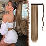 FESHFEN Cola de Caballo Extensiones Postizos de pelo fibras sintéticas de cabello pelo...