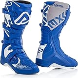 Acerbis Botas X-Team - Botas de motociclismo - Color blanco - Talla 44 - Modelo n....