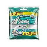 Wilkinson Sword Extra 2 Sensitive - Maquinillas Desechables, 5 + 2 Unidades - Banda...