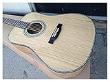 NEOCHY Guitarra Completa Sólida Europea Guitarra a Mano 14 Trastes Guitarra para...