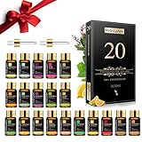MAYJAM Juego de Aceites Esenciales de 20 Pcs 100% Puro Jazmín Lavanda Eucalipto Vainilla...