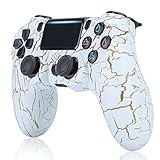 VooFun Mando Compatible para PS4, Inalámbrico Mandos Bluetooth Gamepad Joystick...