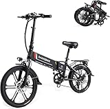 SAMEBIKE 20LVXD30 20LVXD30-II E Bicicleta eléctrica 20 Pulgadas, 48 V10.4 Ah Bicicleta...