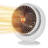 FUSIYU Calentador Portátil de Bajo Consumo 800W-Calefactor Eléctrico con Protección...